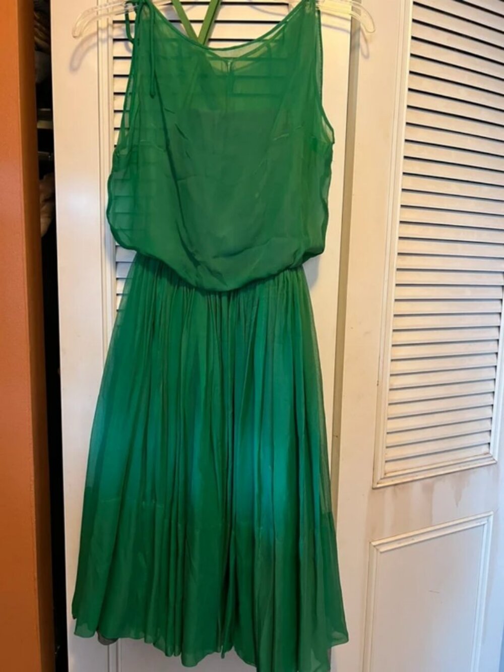 Vintage raw silk dress. Size xxsmall